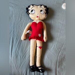 Betty Boop Red dress plush EUC